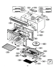 Oven Cavity Parts parts for Kenmore Microwave 721.80882400 (72180882400, 721 80882400) from AppliancePartsPros.com