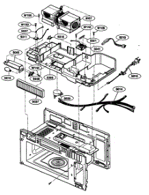 Interior Parts 2 parts for Kenmore Microwave 721.80883400 (72180883400, 721 80883400) from AppliancePartsPros.com