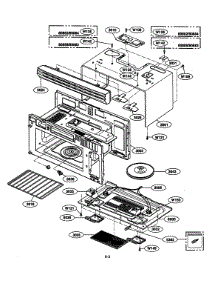 Oven Cavity Parts parts for Kenmore Microwave 721.80884400 (72180884400, 721 80884400) from AppliancePartsPros.com