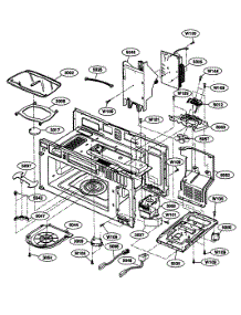 Interior Parts 1 parts for Kenmore Microwave 721.80884400 (72180884400, 721 80884400) from AppliancePartsPros.com