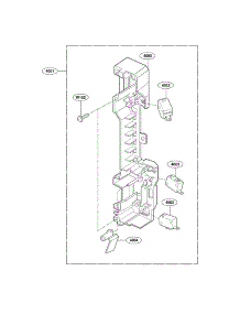 Latch Board parts for Kenmore Microwave 721.81043700 (72181043700, 721 81043700) from AppliancePartsPros.com