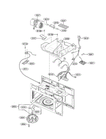 Interior Fig 2 parts for Kenmore Microwave 721.81043700 (72181043700, 721 81043700) from AppliancePartsPros.com