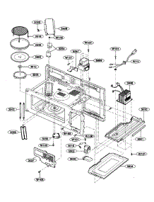 Interior Parts 1 parts for Kenmore Microwave 721.81623600 (72181623600, 721 81623600) from AppliancePartsPros.com