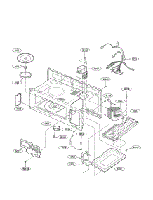 Interior Parts parts for Kenmore Microwave 721.85029010 (72185029010, 721 85029010) from AppliancePartsPros.com