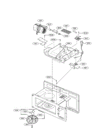 Interior Parts parts for Kenmore Microwave 721.85029010 (72185029010, 721 85029010) from AppliancePartsPros.com