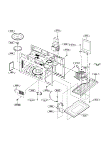 Interior Parts parts for Kenmore Microwave/Hood Combo 721.85032011 (72185032011, 721 85032011) from AppliancePartsPros.com