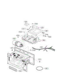 Interior Parts parts for Kenmore Microwave 721.85063010 (72185063010, 721 85063010) from AppliancePartsPros.com