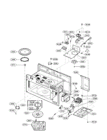 Interior Parts parts for Kenmore Microwave 721.85064010 (72185064010, 721 85064010) from AppliancePartsPros.com