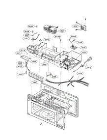 Interior Parts parts for Kenmore Microwave 721.86002010 (72186002010, 721 86002010) from AppliancePartsPros.com