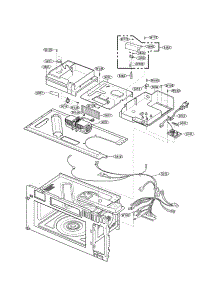 Interior Parts parts for Kenmore Microwave 721.86012010 (72186012010, 721 86012010) from AppliancePartsPros.com