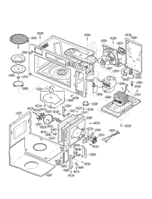 Interior Parts parts for Kenmore Microwave 721.86012010 (72186012010, 721 86012010) from AppliancePartsPros.com