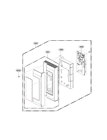 Controller Parts parts for Kenmore Microwave 721.87583610 (72187583610, 721 87583610) from AppliancePartsPros.com