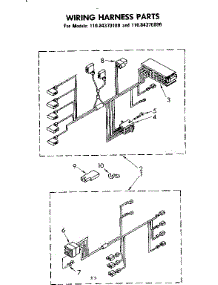 Wiring Harness Parts parts for Kenmore Washer 110.84370100 (11084370100, 110 84370100) from AppliancePartsPros.com