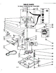 Drive Parts parts for Kenmore Washer 110.84370810 (11084370810, 110 84370810) from AppliancePartsPros.com