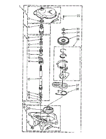 Gearcase Parts parts for Kenmore Washer 110.84417100 (11084417100, 110 84417100) from AppliancePartsPros.com