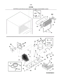 System parts for Kenmore Refrigerator 253.67683413 (25367683413, 253 67683413) from AppliancePartsPros.com