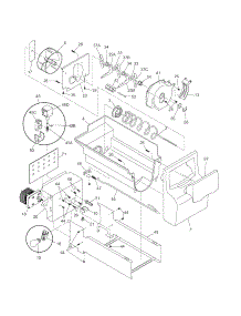 Ice Container parts for Kenmore Refrigerator 253.56522403 (25356522403, 253 56522403) from AppliancePartsPros.com