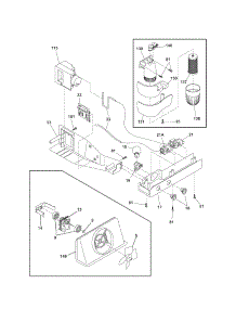 Controls parts for Kenmore Refrigerator 253.57184600 (25357184600, 253 57184600) from AppliancePartsPros.com