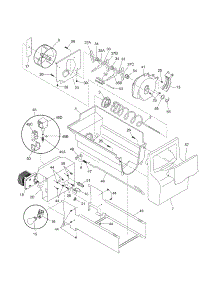 Ice Container parts for Kenmore Refrigerator 253.57184600 (25357184600, 253 57184600) from AppliancePartsPros.com