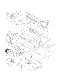 Ice Container parts for Kenmore Refrigerator 253.57188604 (25357188604, 253 57188604) from AppliancePartsPros.com