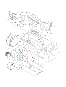 Ice Container parts for Kenmore Refrigerator 253.57382600 (25357382600, 253 57382600) from AppliancePartsPros.com