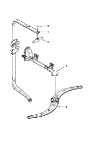 Upper Wash And Rinse Parts parts for Kenmore Dishwasher 665.13272K110 (66513272K110, 665 13272K110) from AppliancePartsPros.com