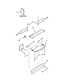 Door And Panel Parts parts for Kenmore Dishwasher 665.13272K117 (66513272K117, 665 13272K117) from AppliancePartsPros.com