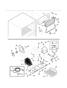 System parts for Kenmore Refrigerator 253.74889401 (25374889401, 253 74889401) from AppliancePartsPros.com