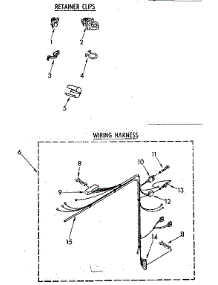 Wiring Harness Parts parts for Kenmore Washer 110.81350140 (11081350140, 110 81350140) from AppliancePartsPros.com