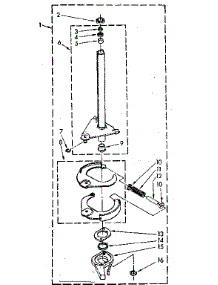 Brake And Drive Tube Parts parts for Kenmore Washer 110.81350140 (11081350140, 110 81350140) from AppliancePartsPros.com