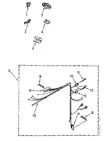 Wiring Harness parts for Kenmore Washer 110.81350150 (11081350150, 110 81350150) from AppliancePartsPros.com