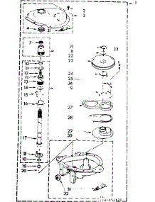 Gearcase Parts parts for Kenmore Washer 110.81351120 (11081351120, 110 81351120) from AppliancePartsPros.com