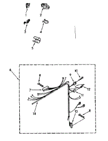 Wiring Harness Parts parts for Kenmore Washer 110.81360110 (11081360110, 110 81360110) from AppliancePartsPros.com