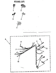 Wiring Harness Parts parts for Kenmore Washer 110.81360230 (11081360230, 110 81360230) from AppliancePartsPros.com