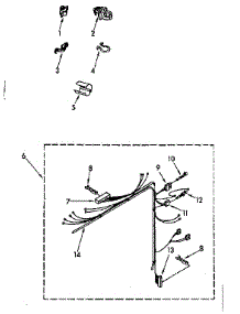 Wiring Harness Parts parts for Kenmore Washer 110.81360620 (11081360620, 110 81360620) from AppliancePartsPros.com