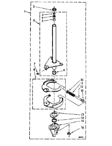 Brake And Drive Tube Parts parts for Kenmore Washer 110.81360830 (11081360830, 110 81360830) from AppliancePartsPros.com