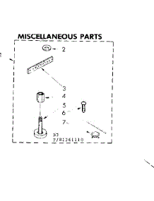 Miscellaneous Parts parts for Kenmore Washer 110.81361210 (11081361210, 110 81361210) from AppliancePartsPros.com