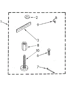 Miscellaneous parts for Kenmore Washer 110.82477720 (11082477720, 110 82477720) from AppliancePartsPros.com