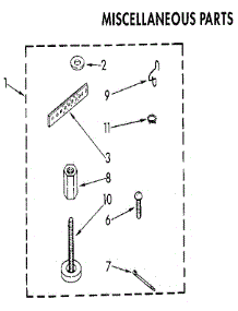 Miscellaneous parts for Kenmore Washer 110.82477740 (11082477740, 110 82477740) from AppliancePartsPros.com