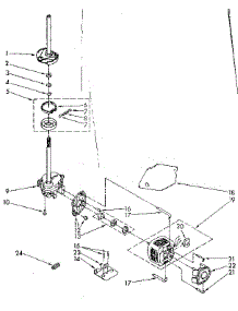 Brake, Clutch, Gearcase, Motor And Pump Parts parts for Kenmore Washer 110.82477810 (11082477810, 110 82477810) from AppliancePartsPros.com