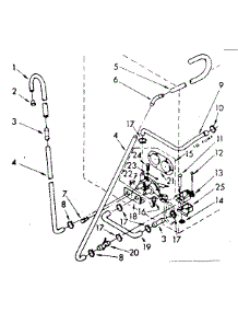Water System (Suds Only) parts for Kenmore Washer 110.82592300 (11082592300, 110 82592300) from AppliancePartsPros.com