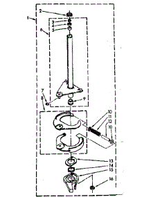 Brake And Drive Tube Parts parts for Kenmore Washer 110.82670100 (11082670100, 110 82670100) from AppliancePartsPros.com