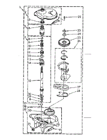 Gearcase Parts parts for Kenmore Washer 110.82670320 (11082670320, 110 82670320) from AppliancePartsPros.com