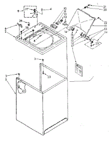 Top And Cabinet Parts & Optional Parts parts for Kenmore Washer 110.82670720 (11082670720, 110 82670720) from AppliancePartsPros.com