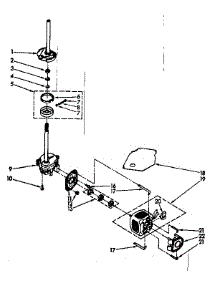 Brake, Clutch, Gearcase, Motor And Pump parts for Kenmore Washer 110.82670800 (11082670800, 110 82670800) from AppliancePartsPros.com
