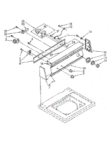 Console Panel Parts parts for Kenmore Washer 110.82670820 (11082670820, 110 82670820) from AppliancePartsPros.com