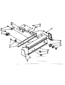 Console Panel Parts parts for Kenmore Washer 110.82671100 (11082671100, 110 82671100) from AppliancePartsPros.com