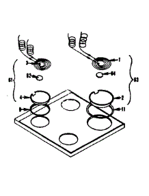 Main Top Section parts for Kenmore Range 119.9226600 (1199226600, 119 9226600) from AppliancePartsPros.com