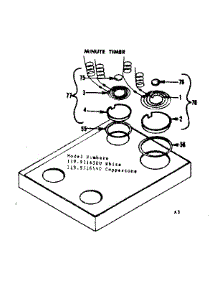 Minute Timer parts for Kenmore Range 119.9316500 (1199316500, 119 9316500) from AppliancePartsPros.com