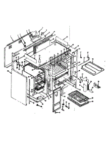 Body Section parts for Kenmore Range 119.9666760 (1199666760, 119 9666760) from AppliancePartsPros.com